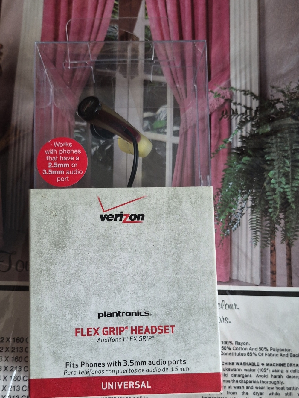 Plantronics Flex Grip Headset (Gold) - Verizon NEW!